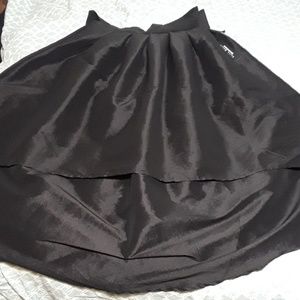 Formal black high-low skirt S/M!!